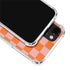 Orange Checkered iPhone 14 Clear Case